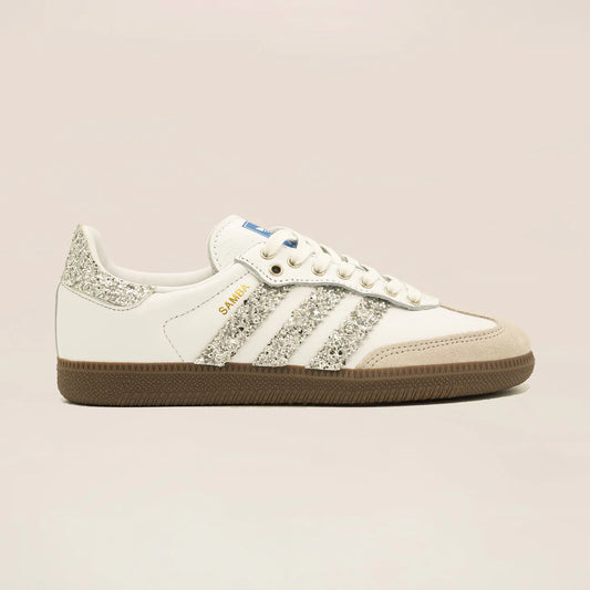 Adidas Samba Blanco/Purpurina